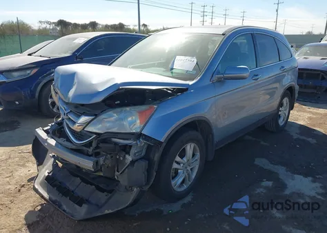 2010 Honda Cr-V Ex-L z USA, uszkodzony, nr VIN 5J6RE3H76AL049791